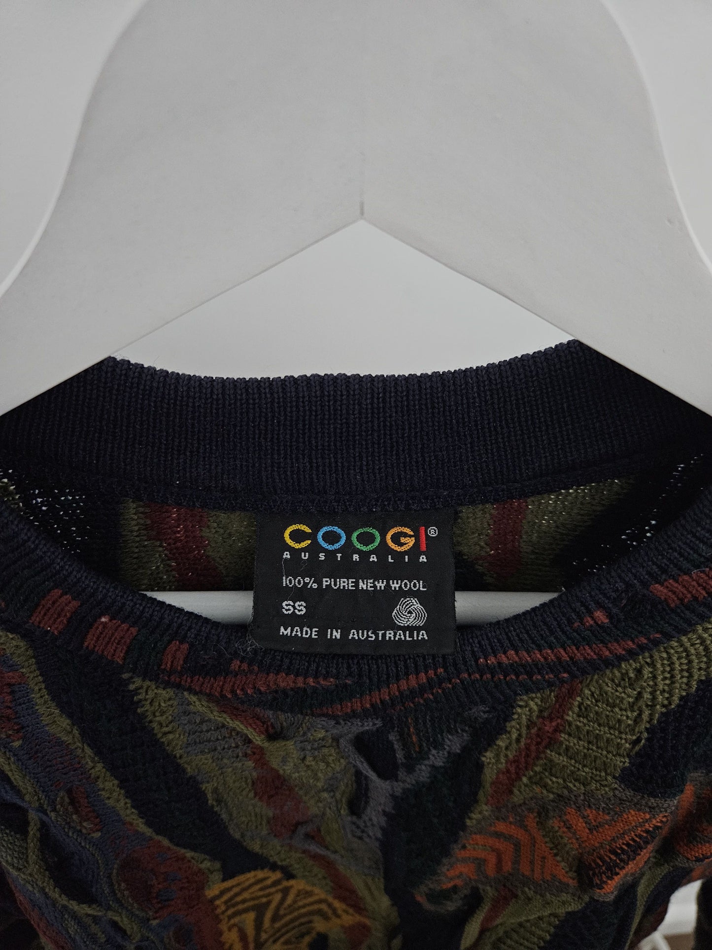 Vintage coogi wool sweater made in australia