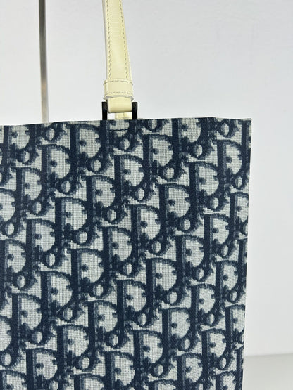 Y2k Dior by John Galliano trotter oblique monogram tote