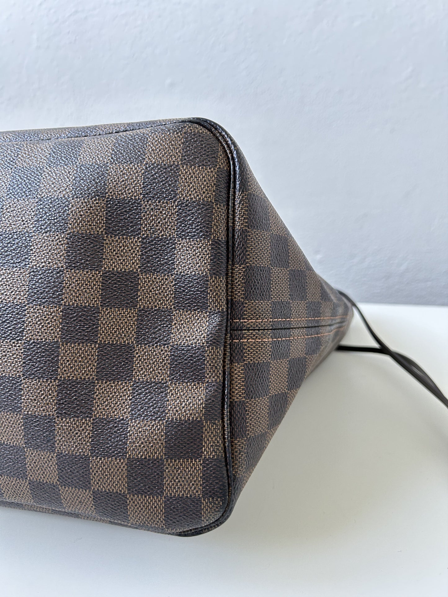 Louis vuitton damier ebene neverfull GM tote bag