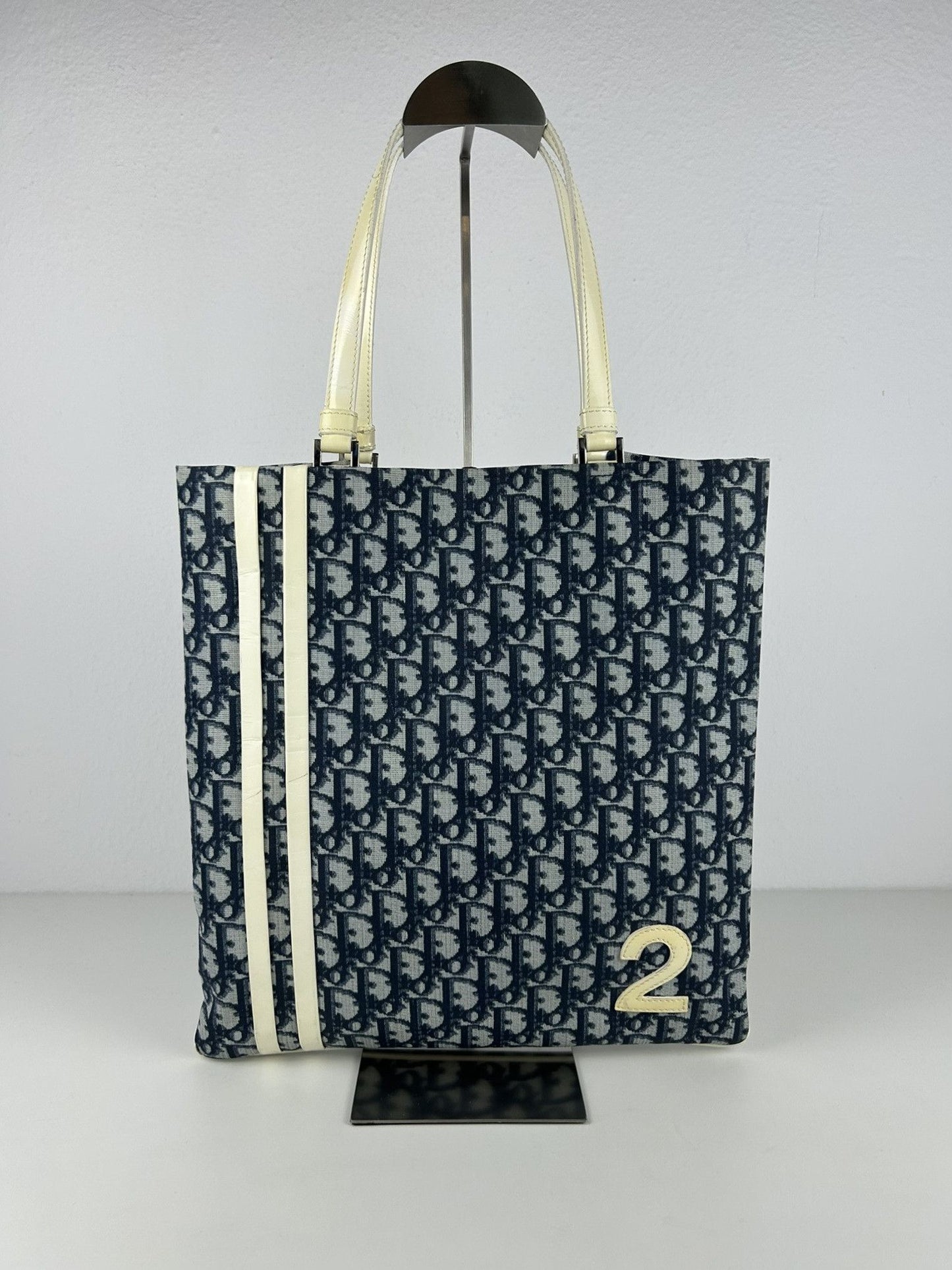 Y2k Dior by John Galliano trotter oblique monogram tote
