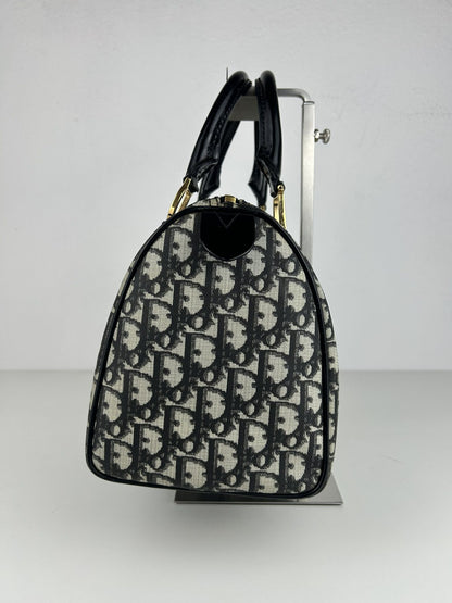 Dior John Galliano era trotter monogram mini boston bag