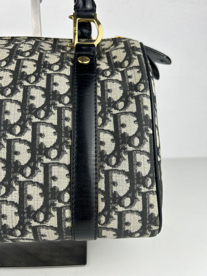Dior John Galliano era trotter monogram mini boston bag