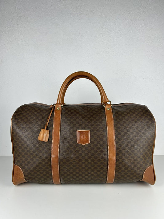 Vintage 90s Celine macadam monogram boston bag