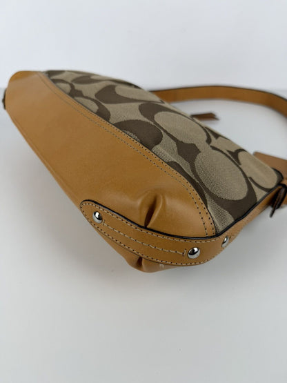 Coach signature small hobo bag