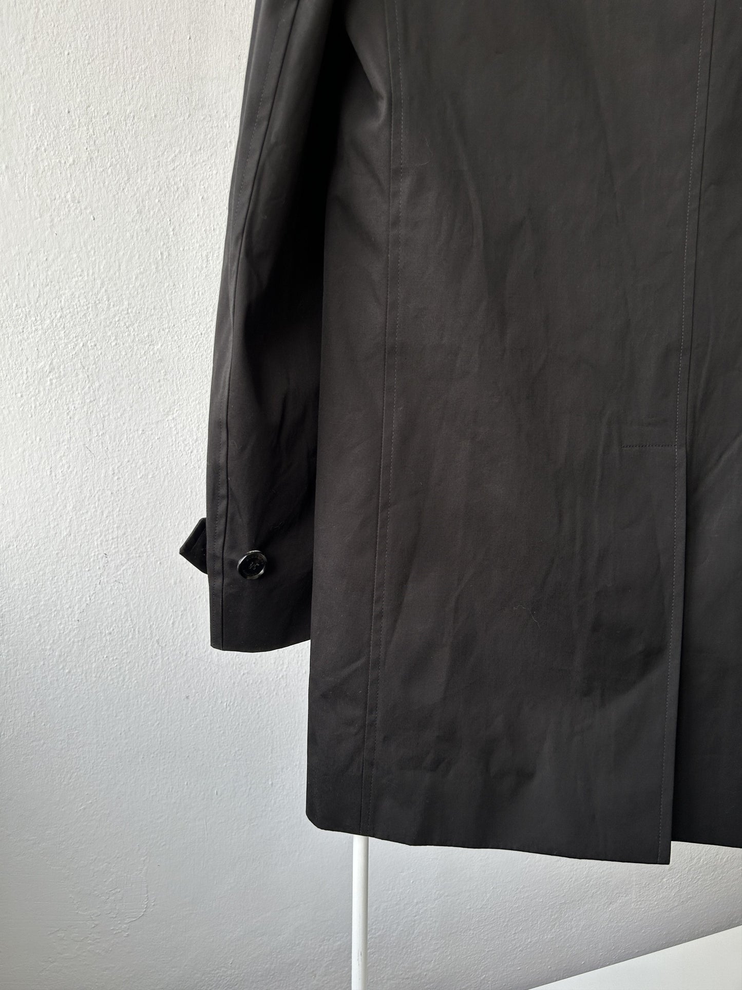 Burberry black trench coat