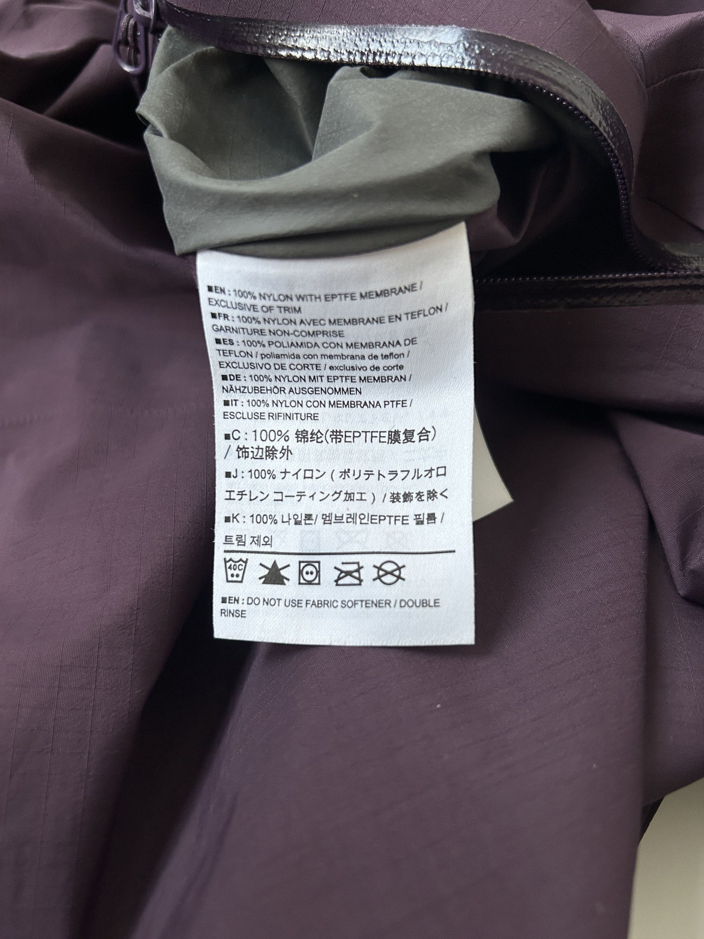 Arcteryx beta sl jacket gore tex