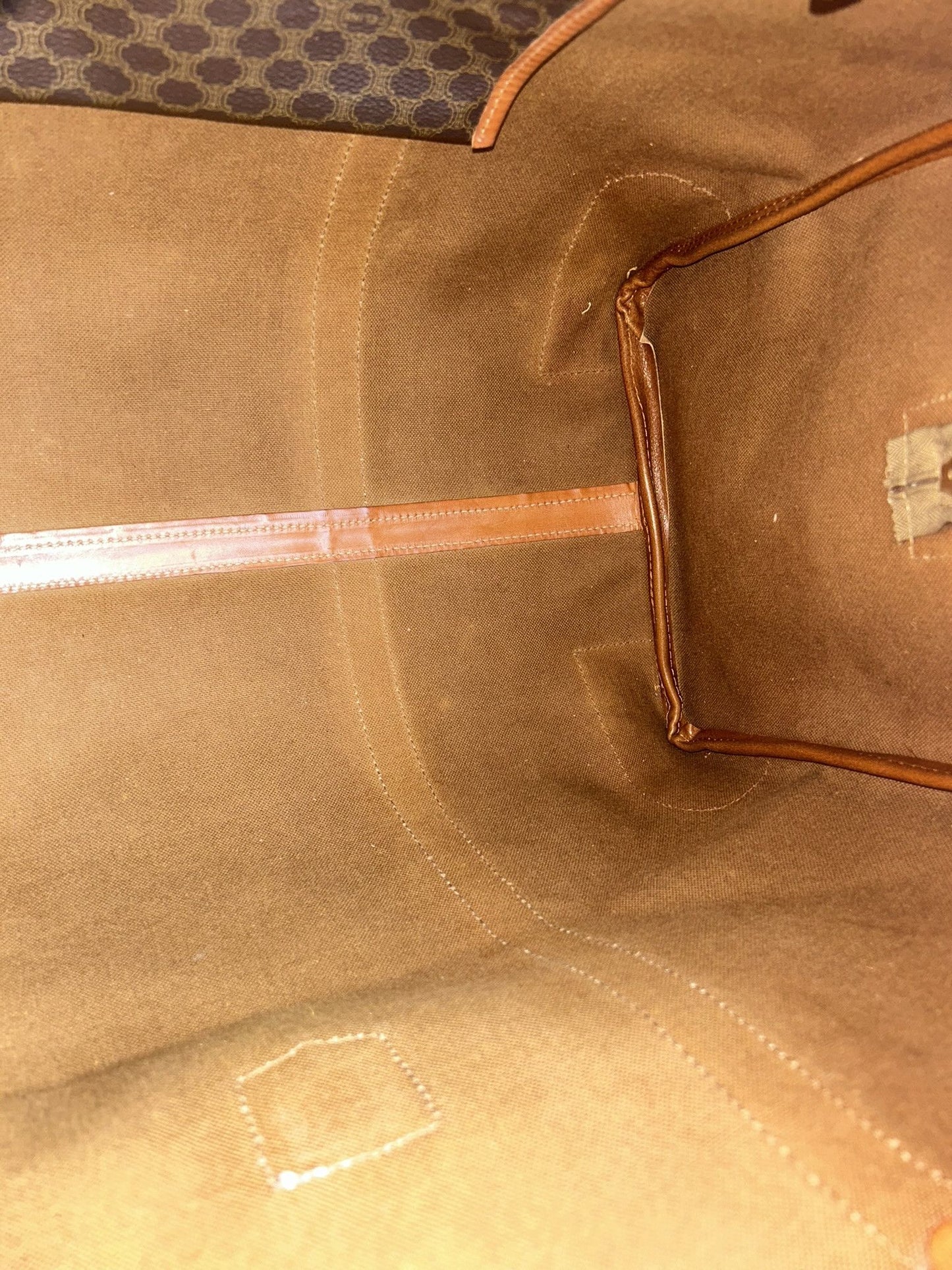 Vintage 90s Celine macadam monogram boston bag