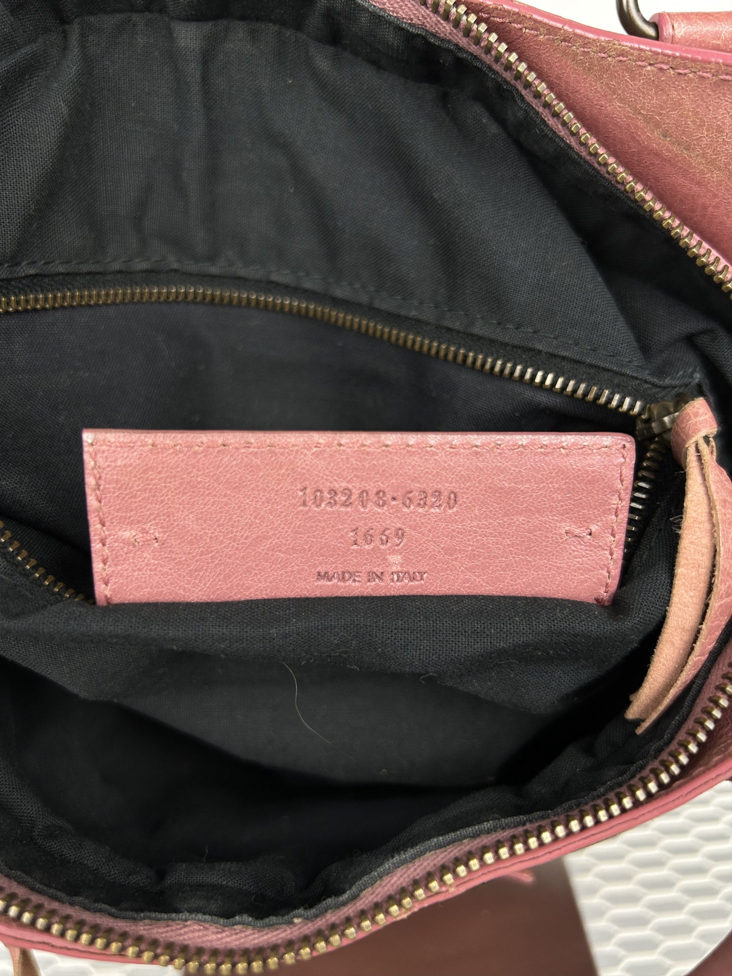 Balenciaga first bag in dusty pink