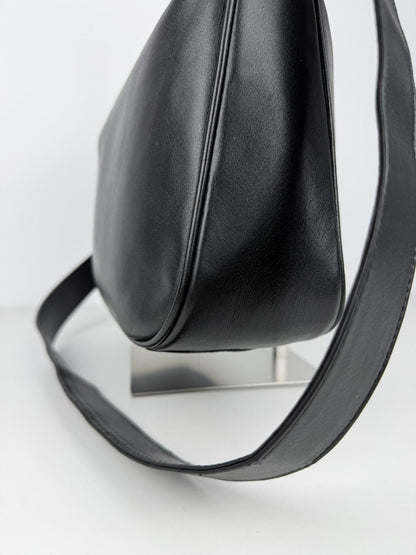 Vintage 80s Gucci bamboo top handle hobo handbag