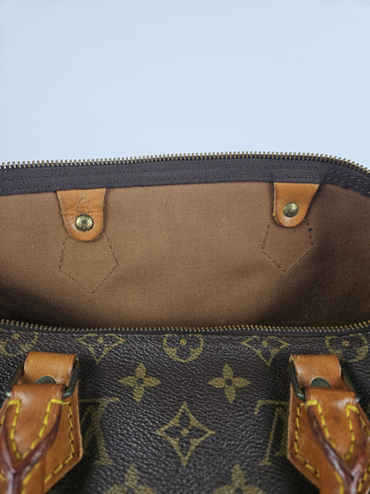 Vintage 80s Louis Vuitton monogram speedy 35 boston bag