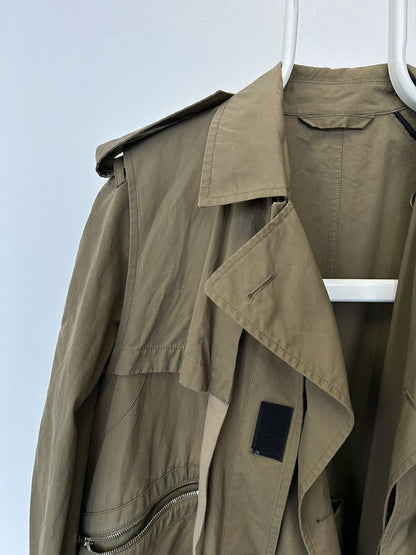 2019 Stella McCartney oversized layered trench coat