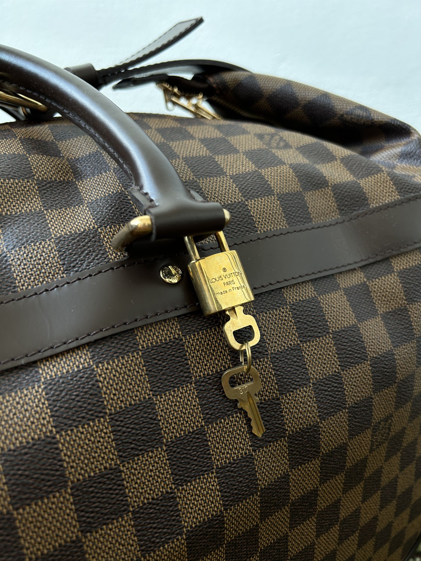 Louis Vuitton damier ebene eole 50 travel bag