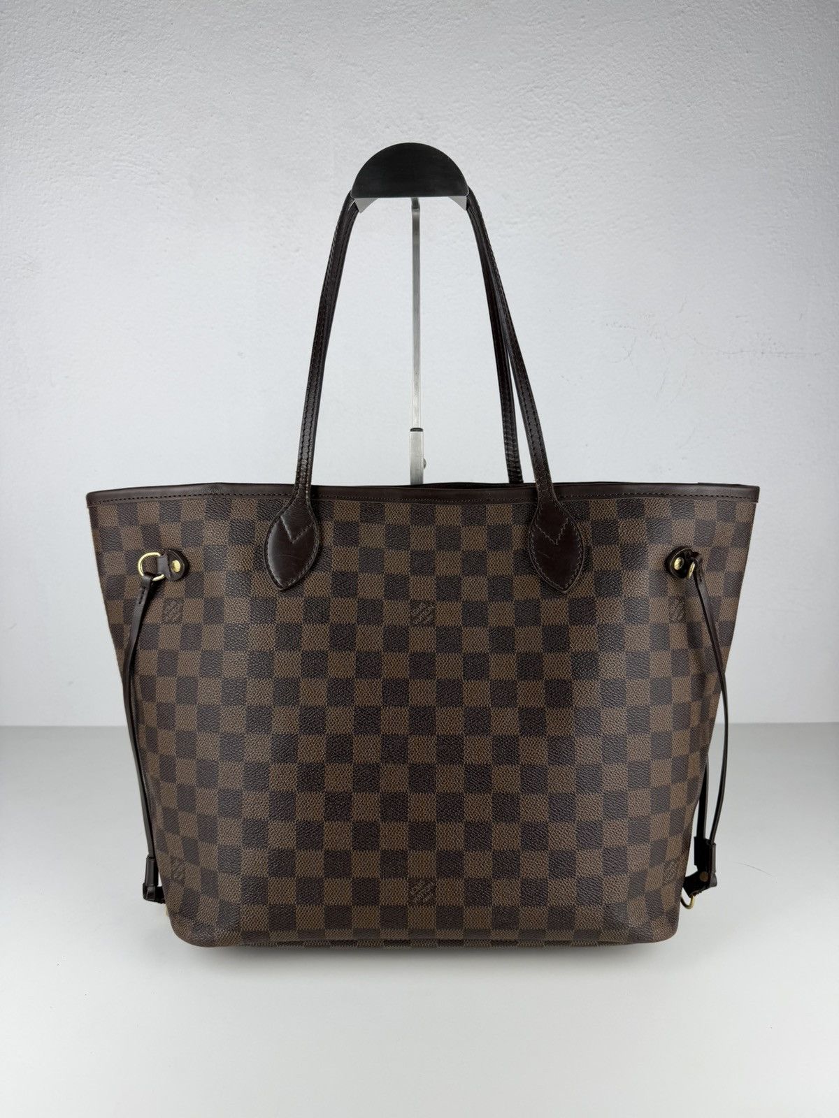 Louis Vuitton damier ebene neverfull mm tote bag