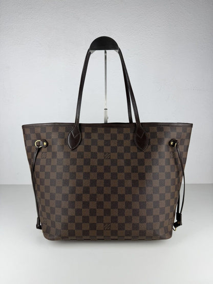 Louis Vuitton damier ebene neverfull mm tote bag
