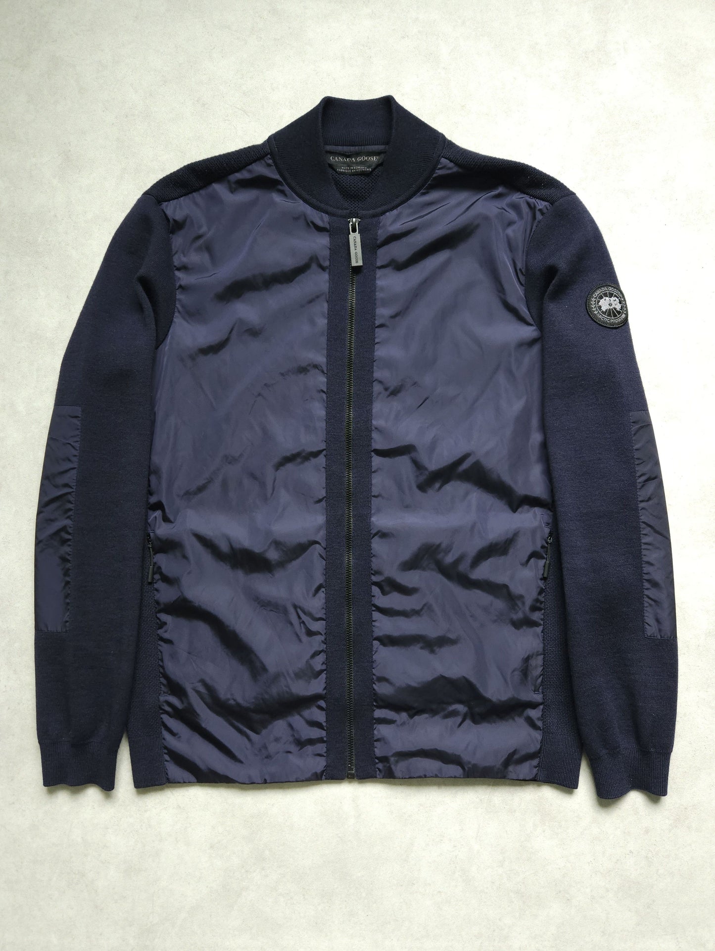 Canada goose windbridge merino wool and nylon light jacket