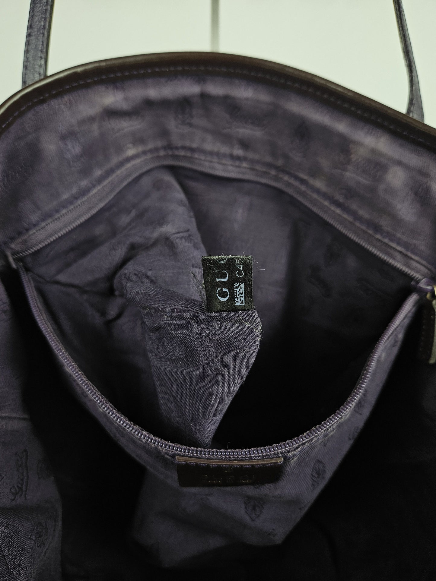 Gucci abbey gg monogram tote bag