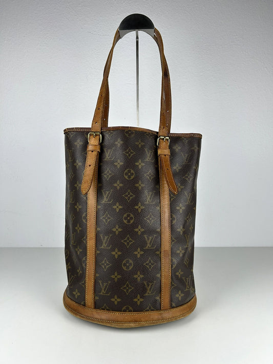 Vintage Louis Vuitton monogram bucket GM handbag
