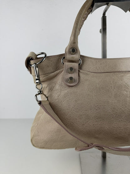 Balenciaga the first bag giant silver hardware