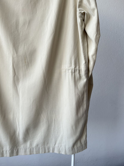 Loro piana light cotton and silk overcoat