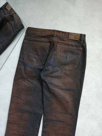 Archive y2k just cavalli overdyed slim denim