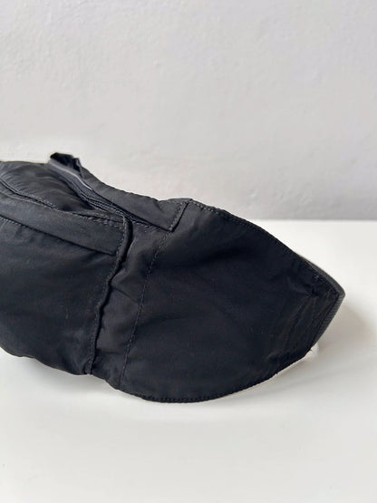 Prada nylon triangle logo waist/ crossbody bag pouch bumbag