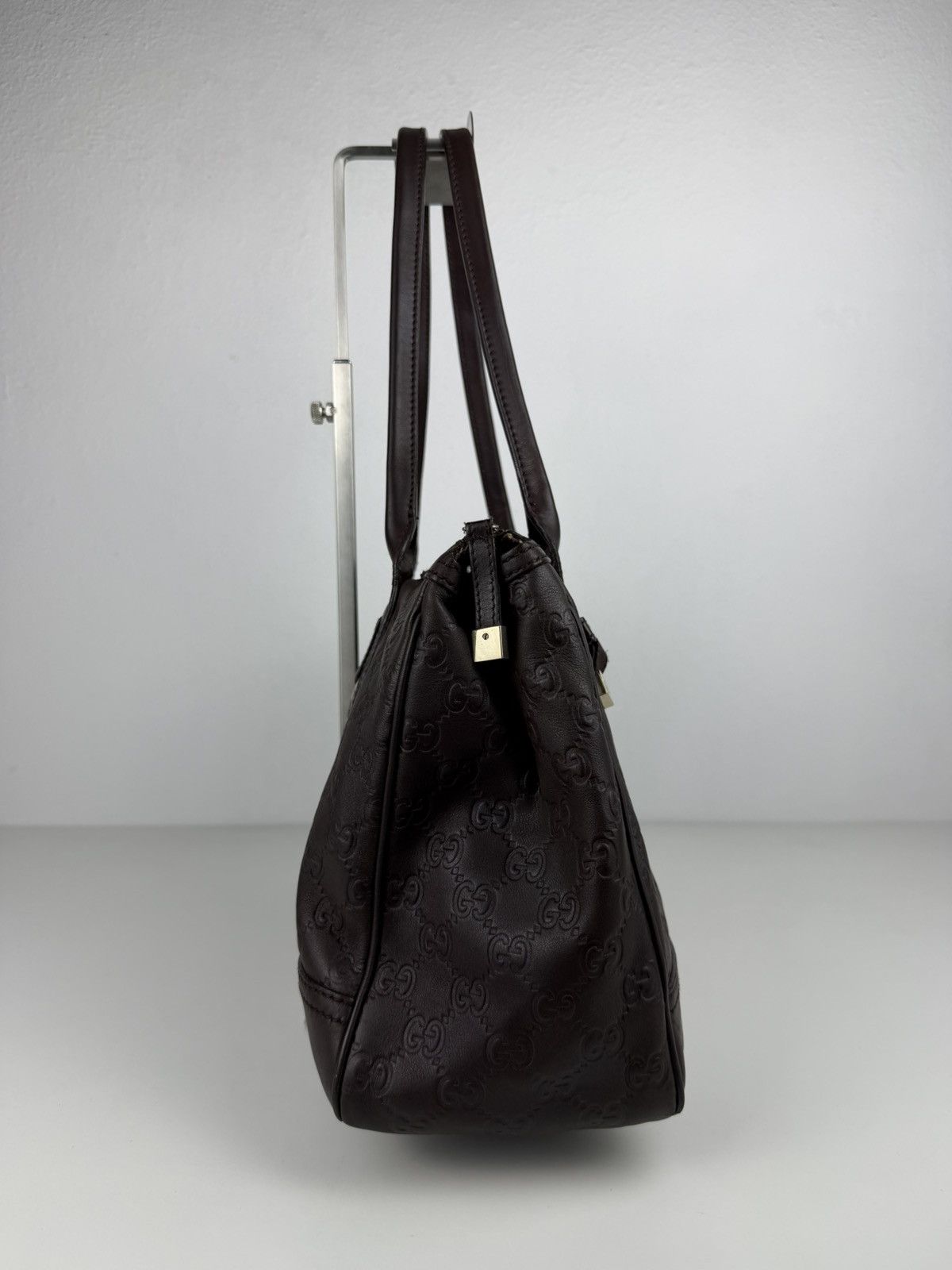 Gucci guccissima princy leather mini Boston bag