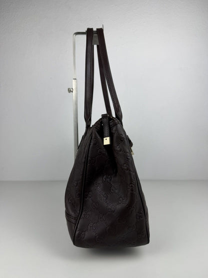 Gucci guccissima princy leather mini Boston bag