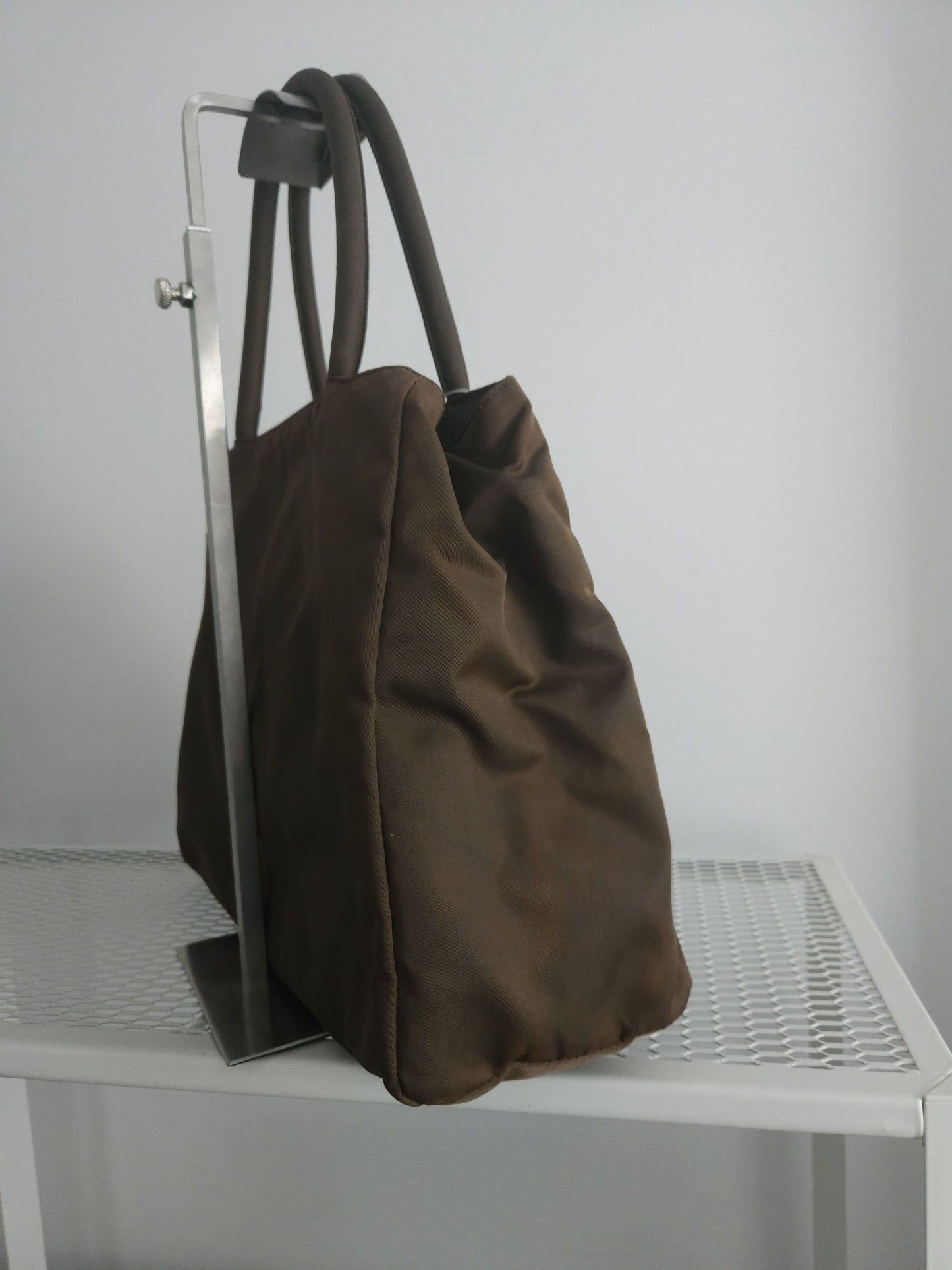 Vintage y2k prada tessuto city nylon triangle logo handbag