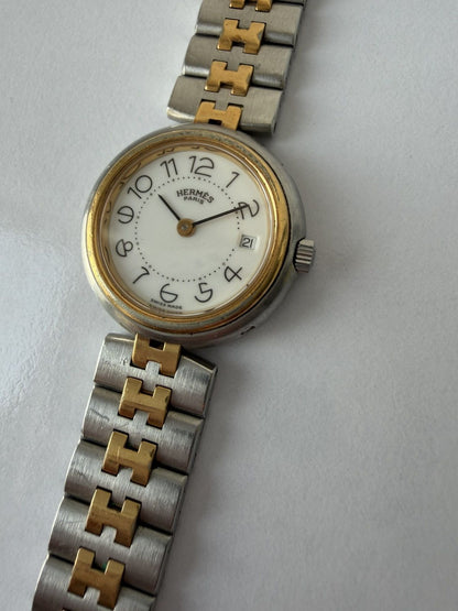 Vintage 1990s Hermes profile watch