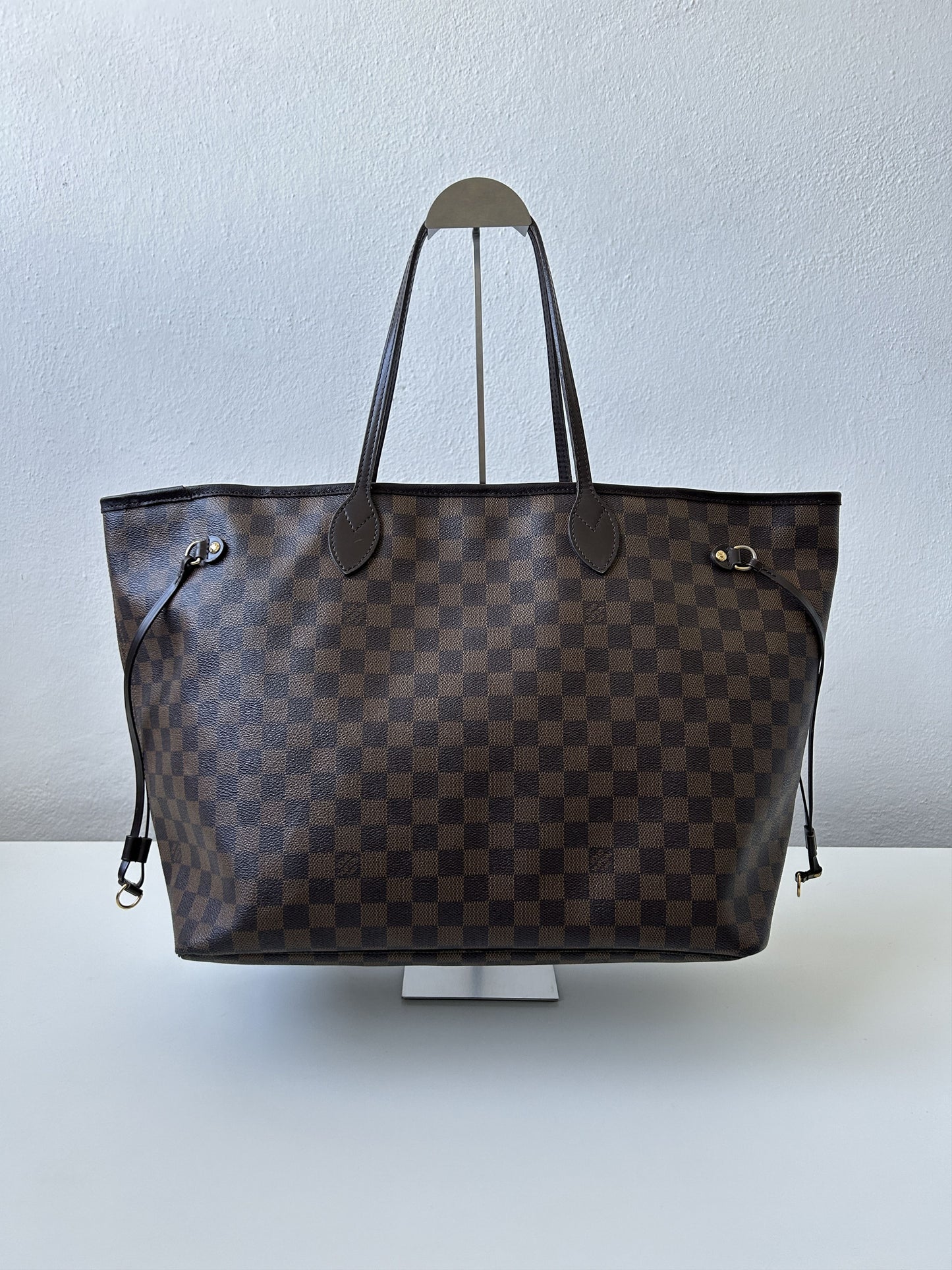 Louis vuitton damier ebene neverfull GM tote bag