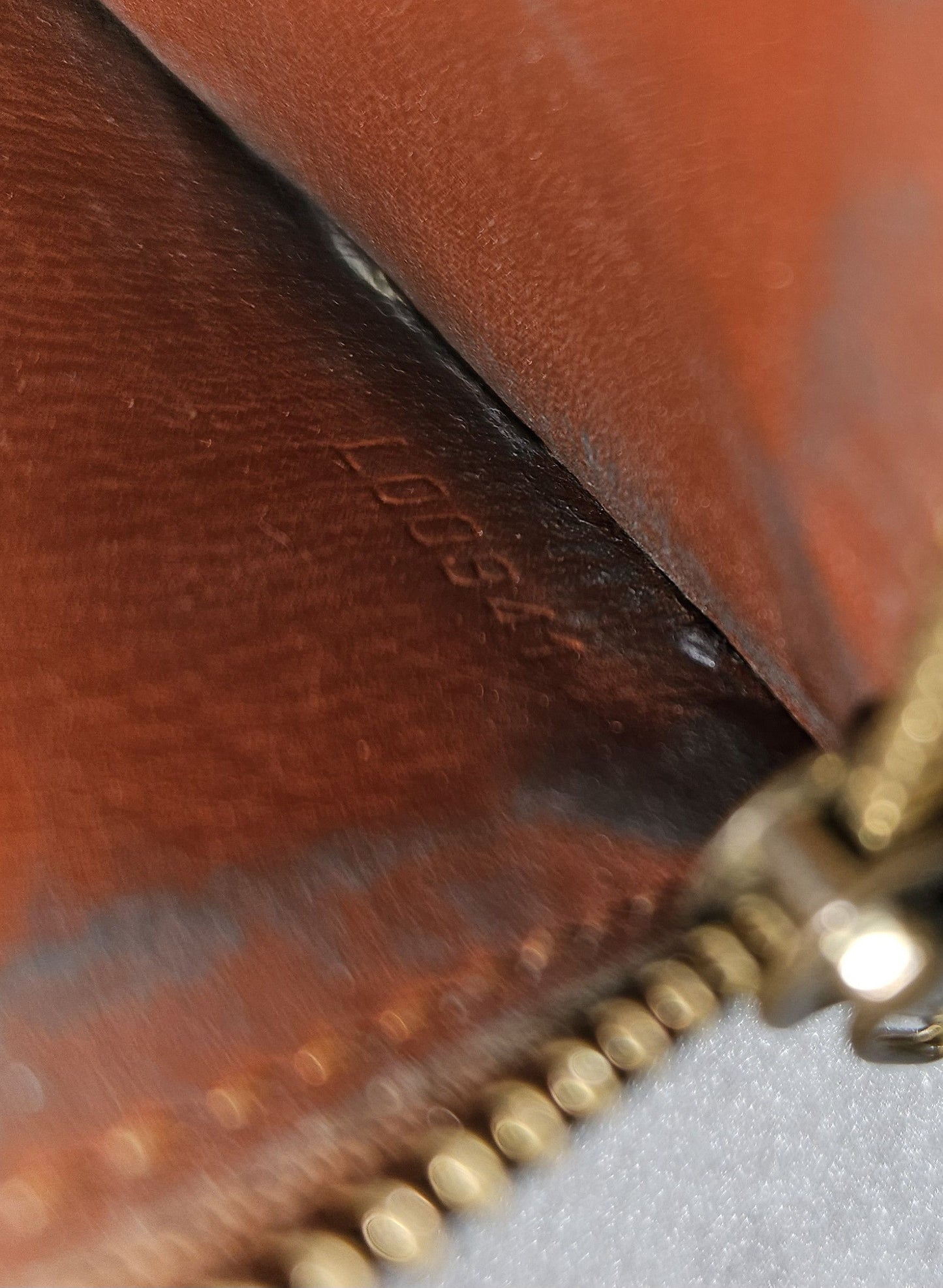 Vintage Louis Vuitton epi leather pochette cle