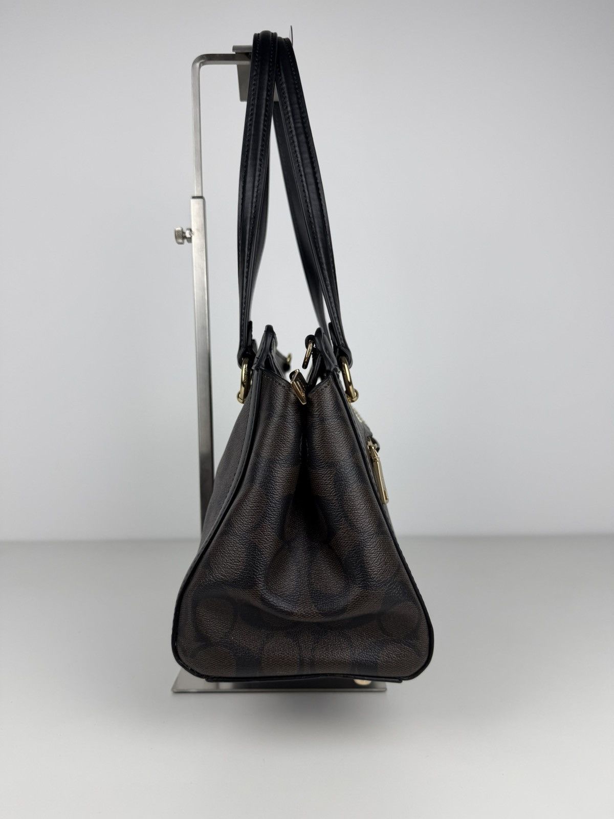 Coach kailey carryall signature monogram tote bag