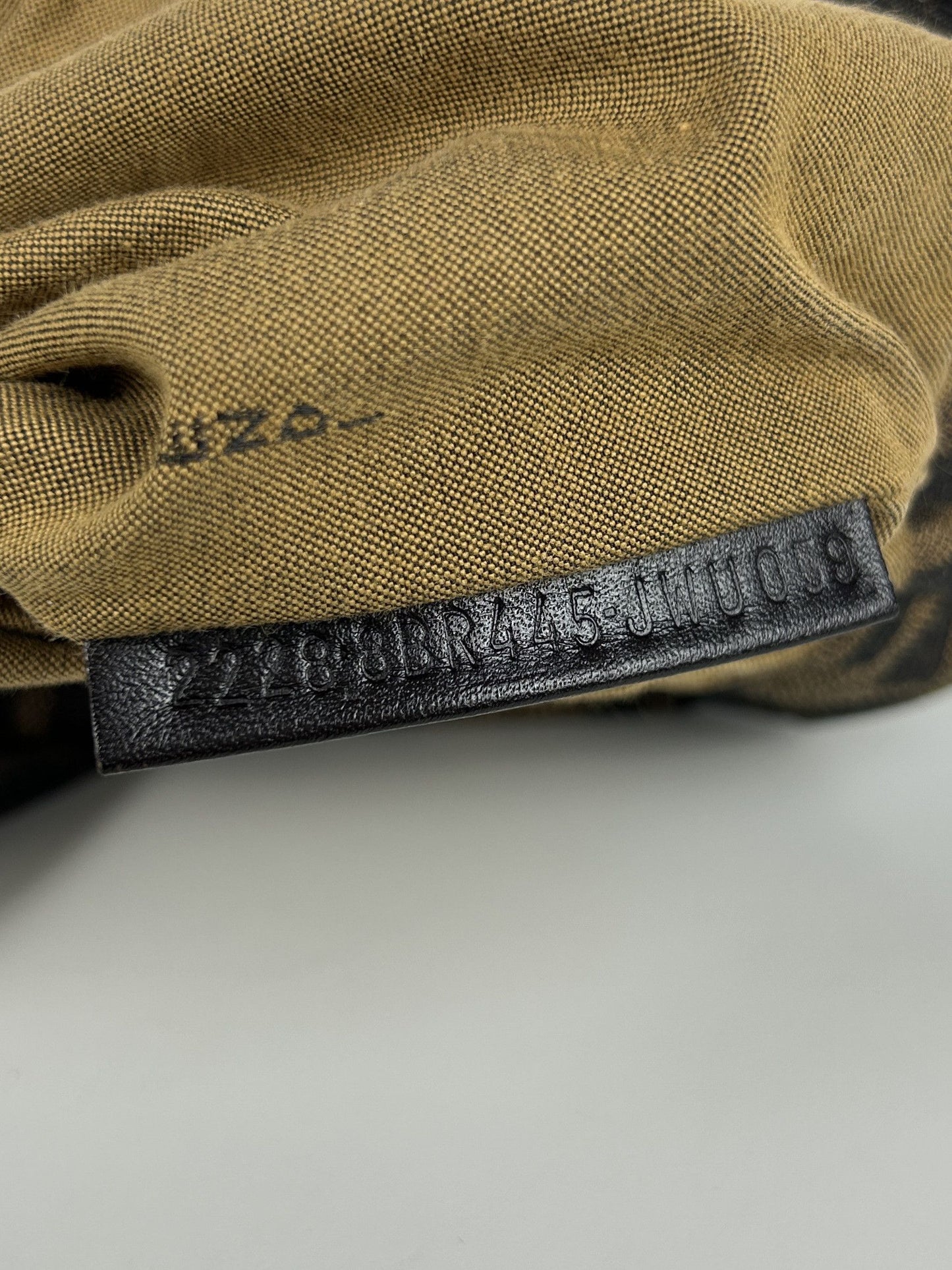 Fendi zucca monogram canvas chef bag baguette