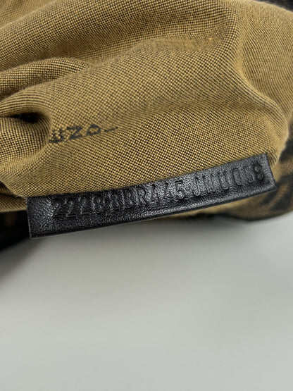 Fendi zucca monogram canvas chef bag baguette