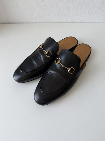 Gucci princetown horsebit slip on loafers