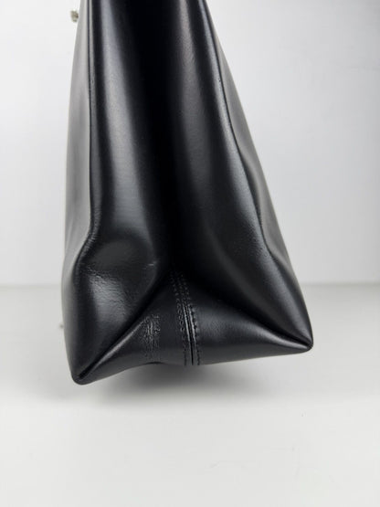 SS2000 Jean Paul Gaultier city panier leather tote bag