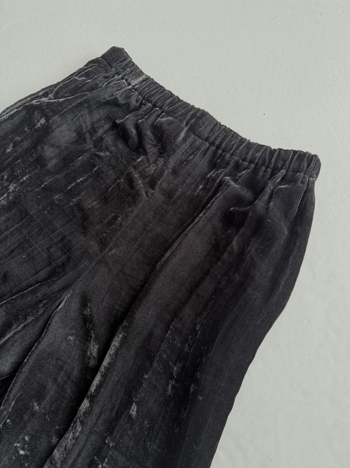 SS1994 tricot comme des garcons wide leg velvet pants