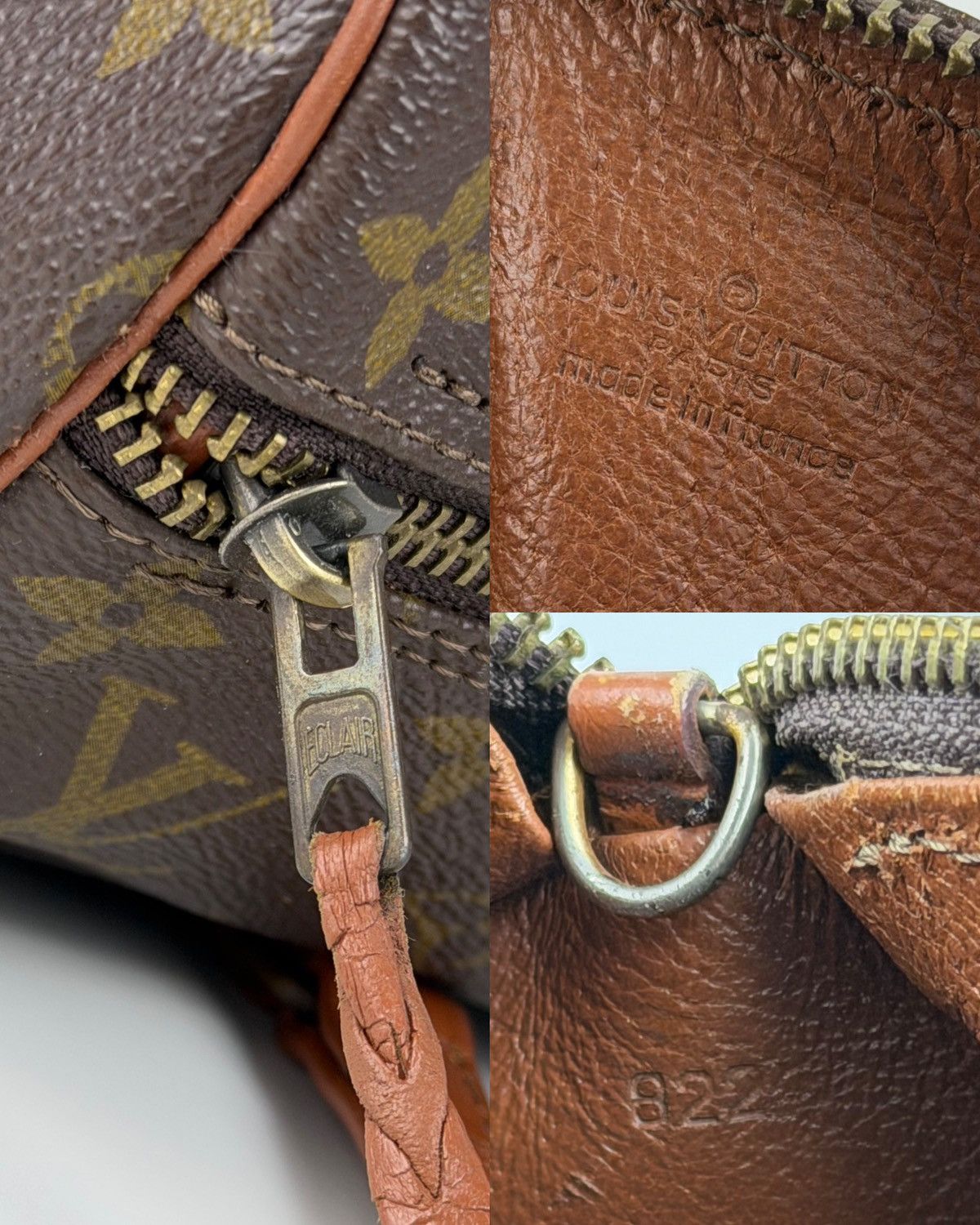 Vintage 80s Louis Vuitton monogram papillon 30