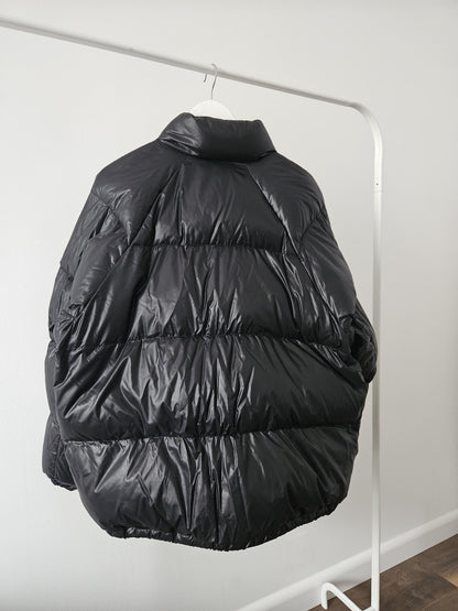 Vintage 90s moncler grenoble black puffer jacket with badge