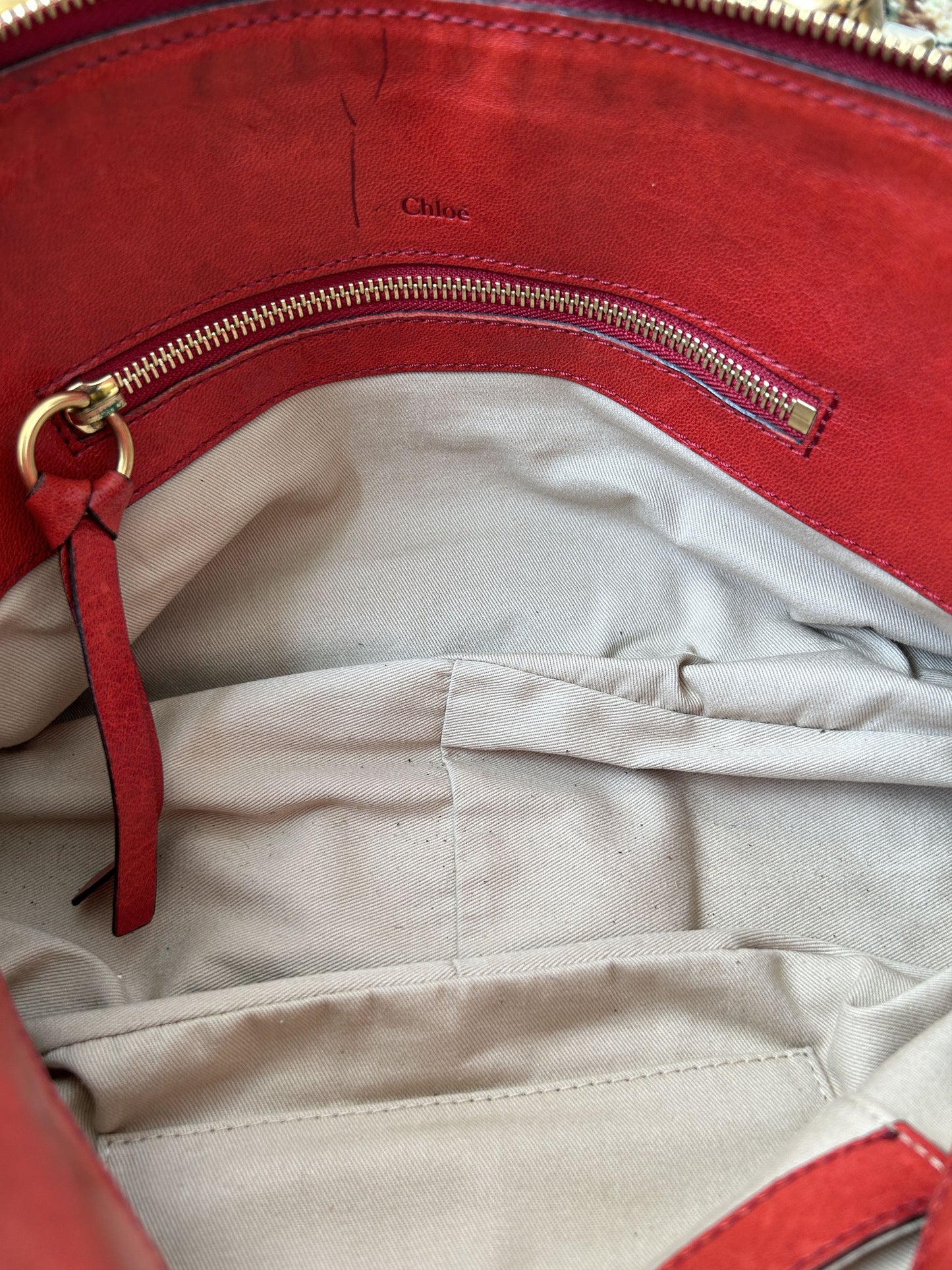 Chloe heloise leather handbag