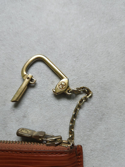 Vintage Louis Vuitton epi leather pochette cle