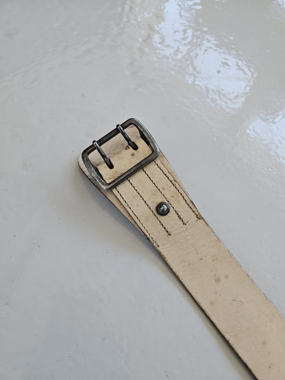 Archive y2k Maison Martin Margiela artisanal handpainted leather belt