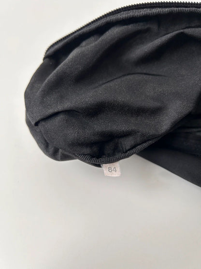 Prada nylon triangle logo waist/ crossbody bag pouch bumbag