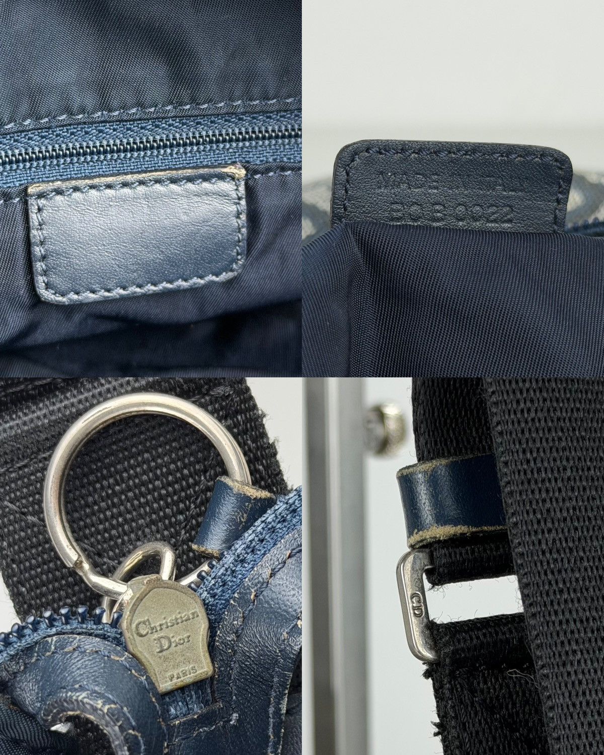 Vintage y2k dior trotter monogram canvas messenger bag