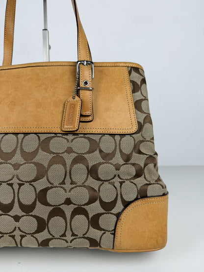 Coach signature tote