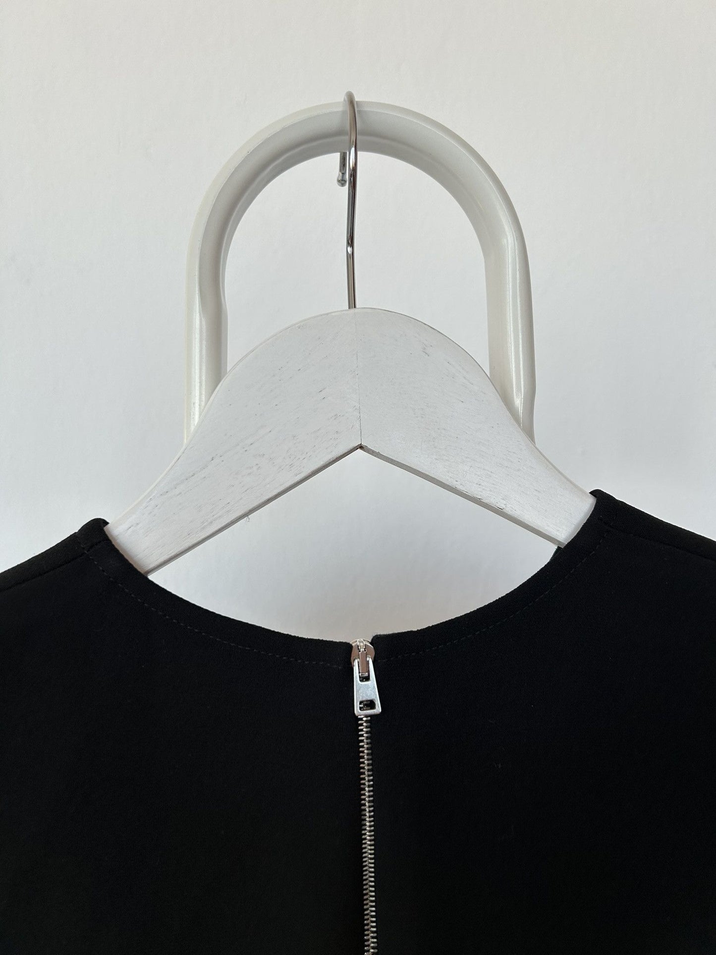 Victoria Beckham black cocoon midi dress