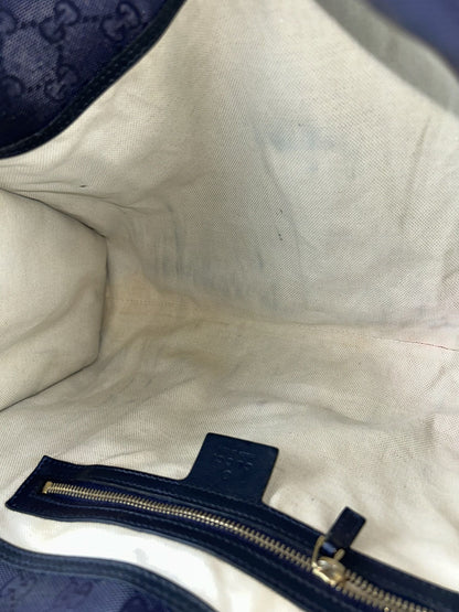 Gucci Jackie gg monogram coated canvas handbag