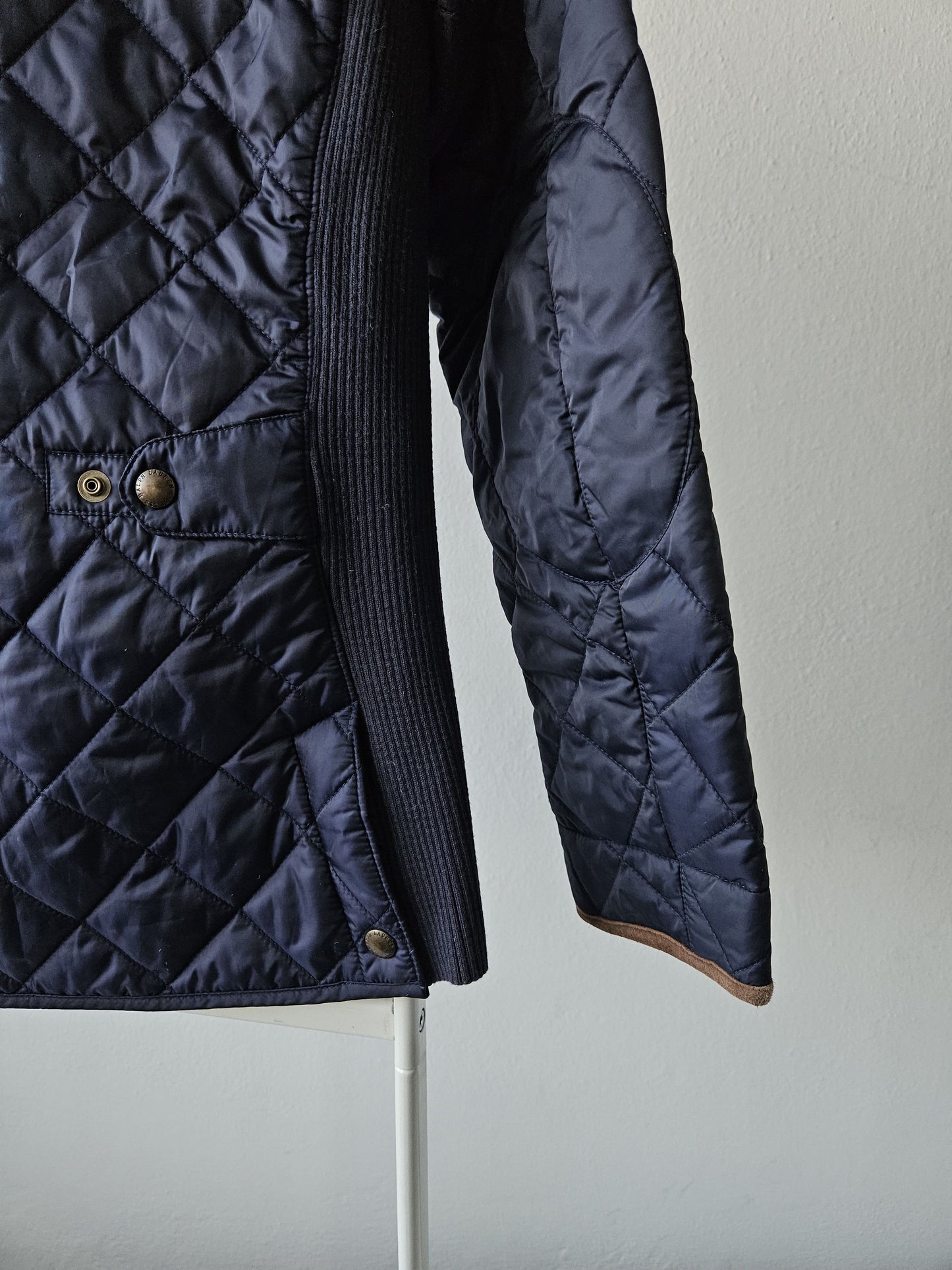 Ralph Lauren quilted embroidered logo jacket