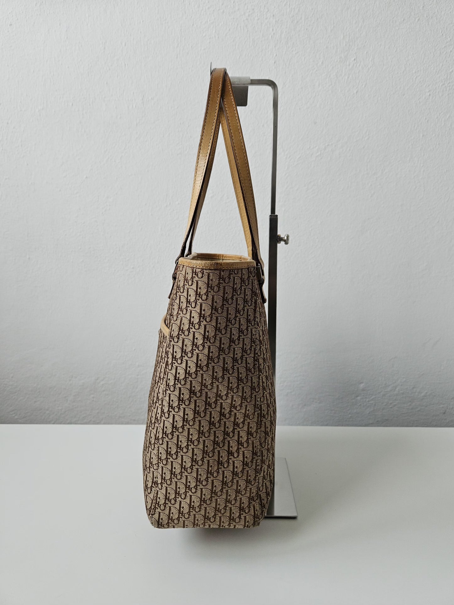 Y2k Dior by John Galliano trotter oblique monogram tote