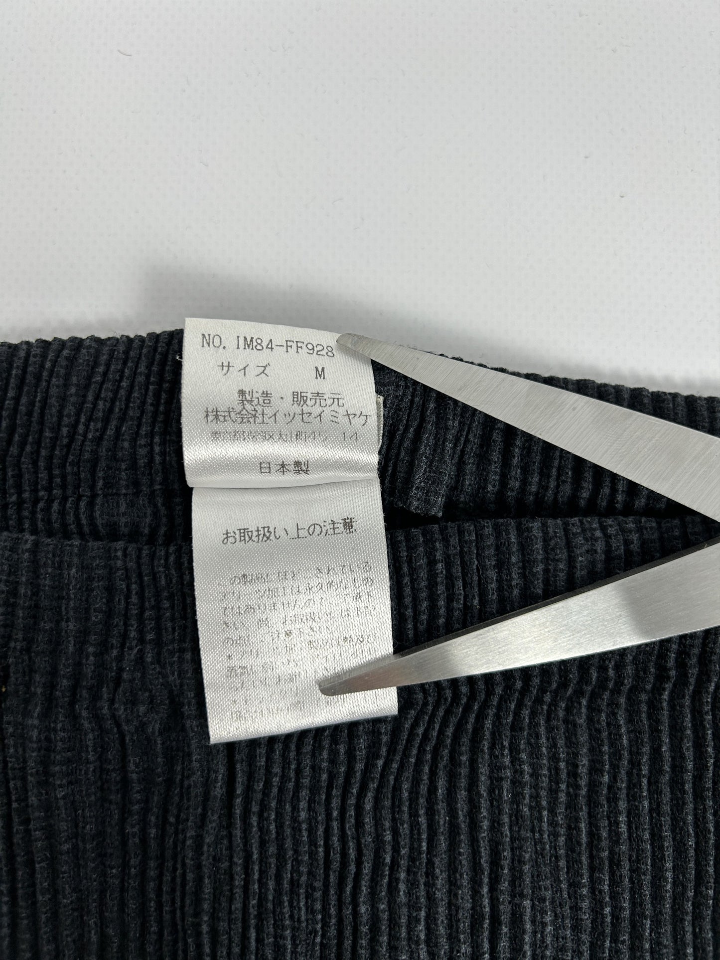 Vintage Issey Miyake flared pleated pants